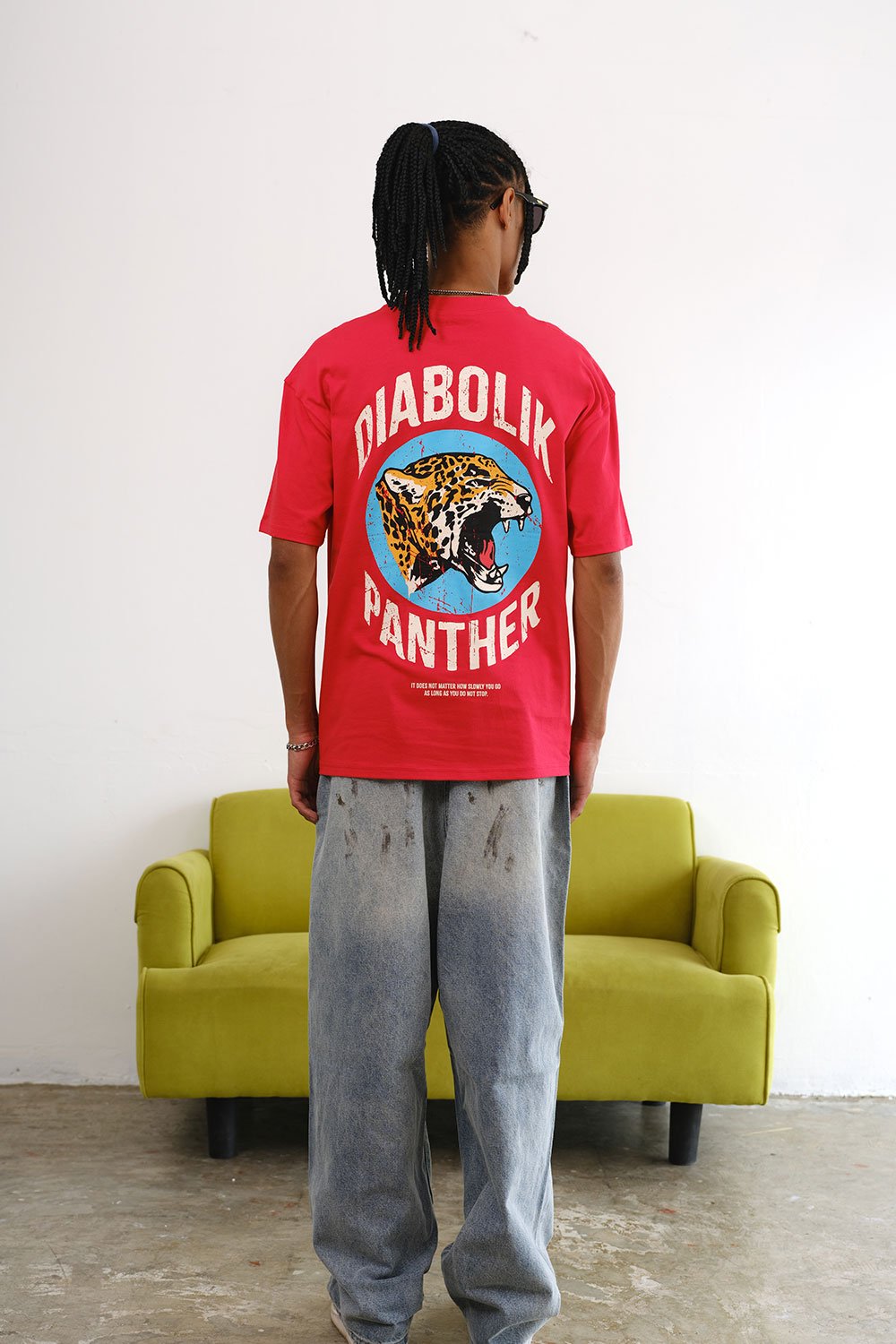 Diabolik Panther Oversized T-shirt - BonkersCorner
