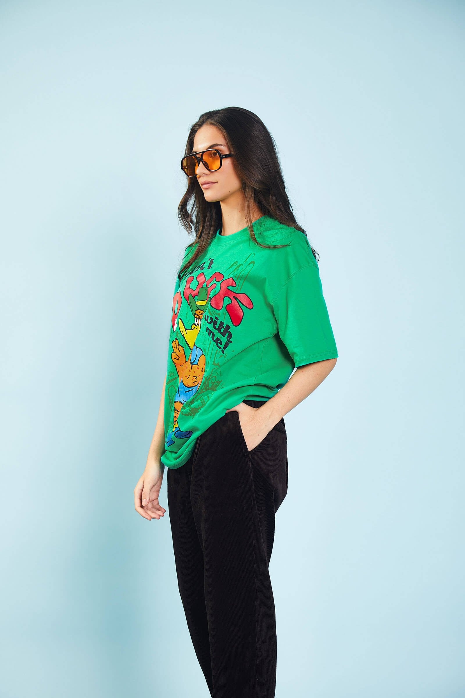 Don't Duck With Me Oversized T-Shirt - BonkersCorner