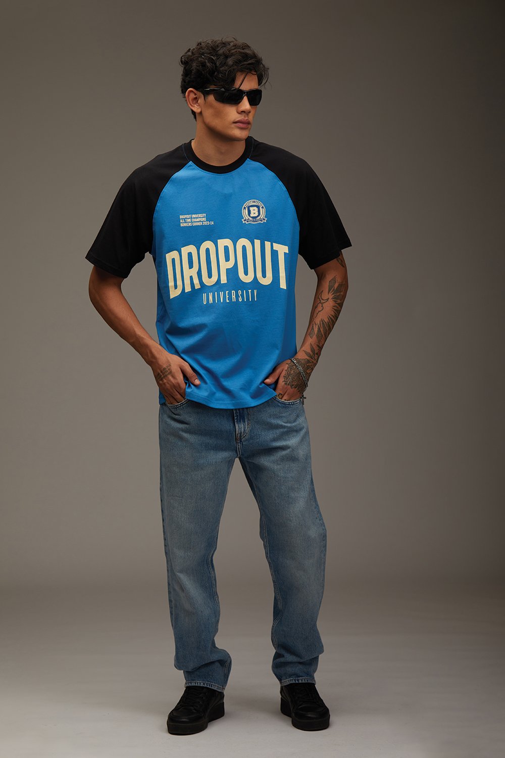 Dropout University Oversized T-shirt - BonkersCorner