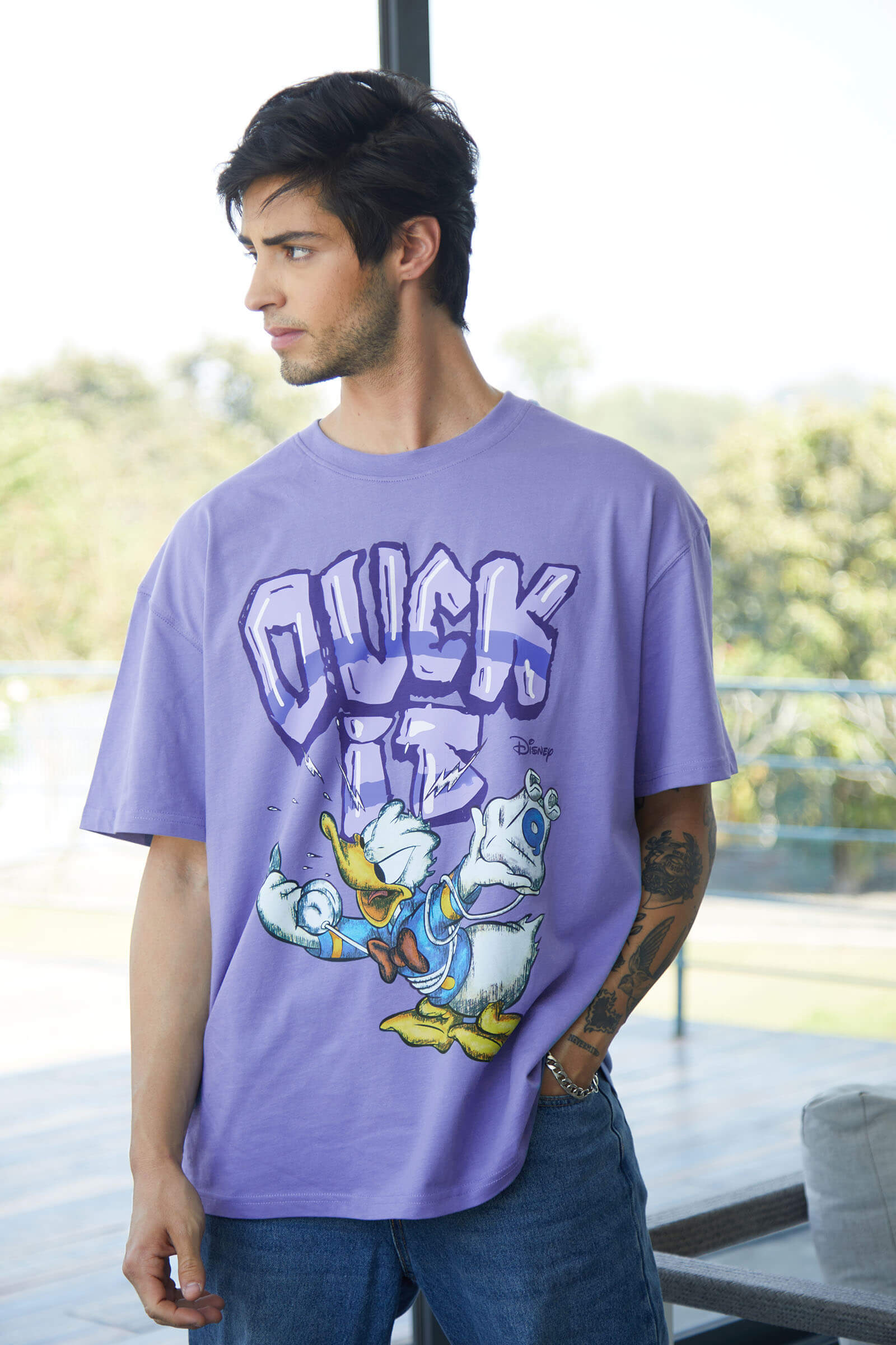 Duck It Oversized T-shirt - BonkersCorner