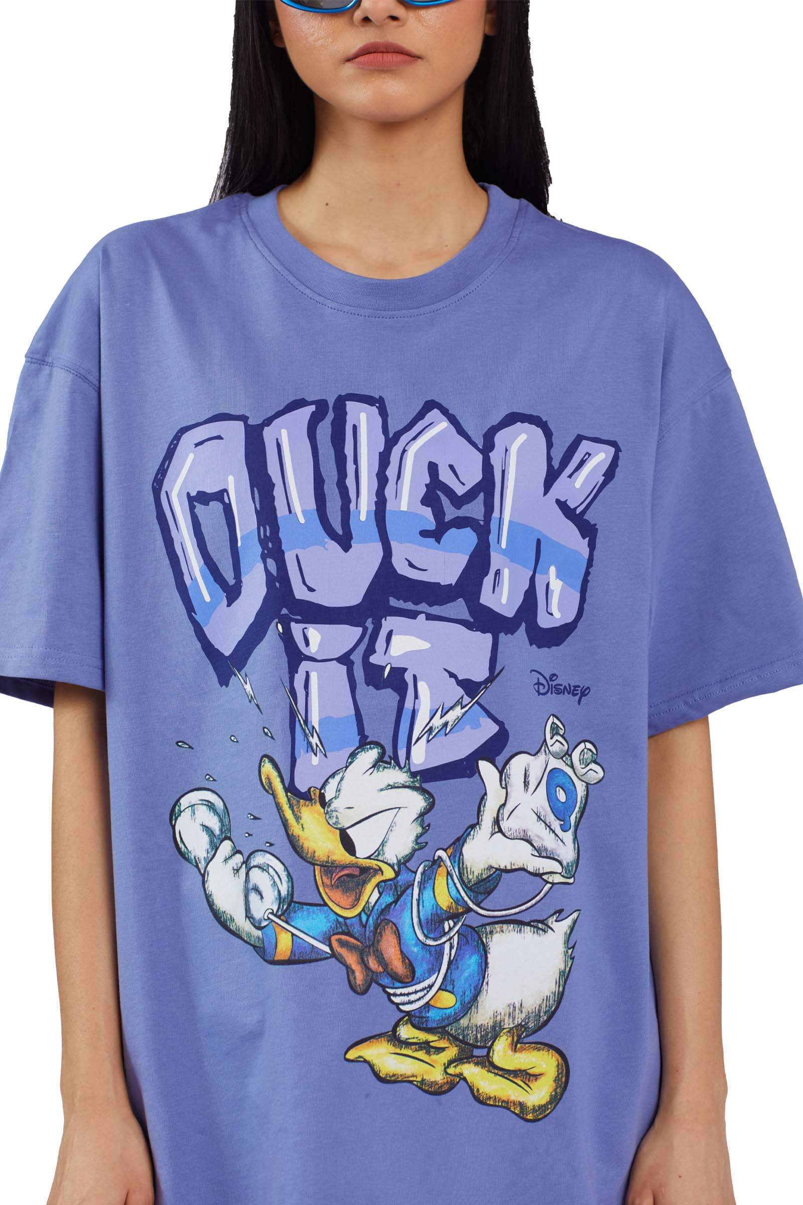 Duck It Oversized T-shirt - BonkersCorner