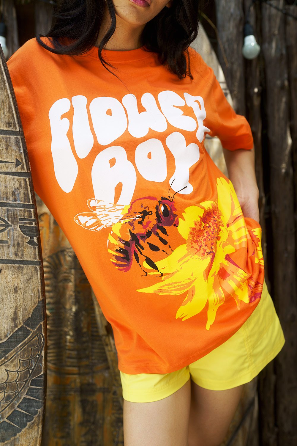 Flower Boy Oversized T-shirt - BonkersCorner