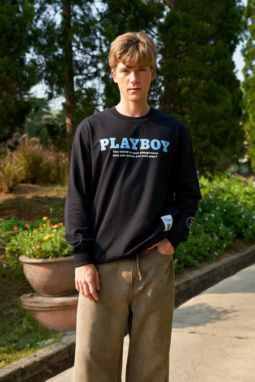 Follow The Rabbit Oversized Sweatshirt - BonkersCorner