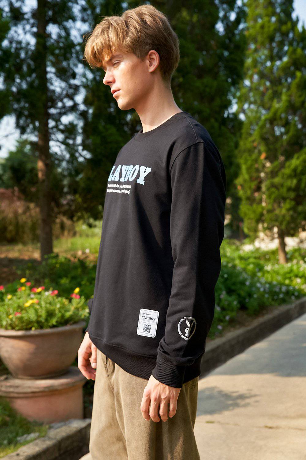 Follow The Rabbit Oversized Sweatshirt - BonkersCorner