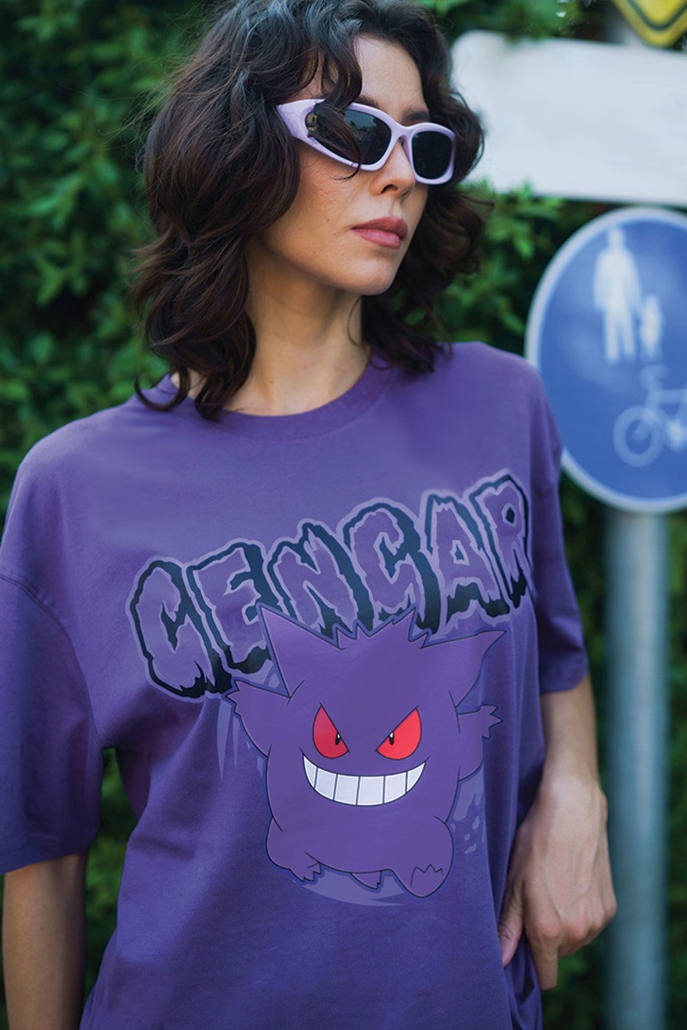 Gengar Oversized T-shirt - BonkersCorner