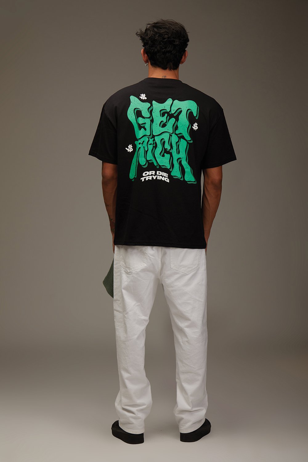 Get Rich Oversized T-shirt - BonkersCorner