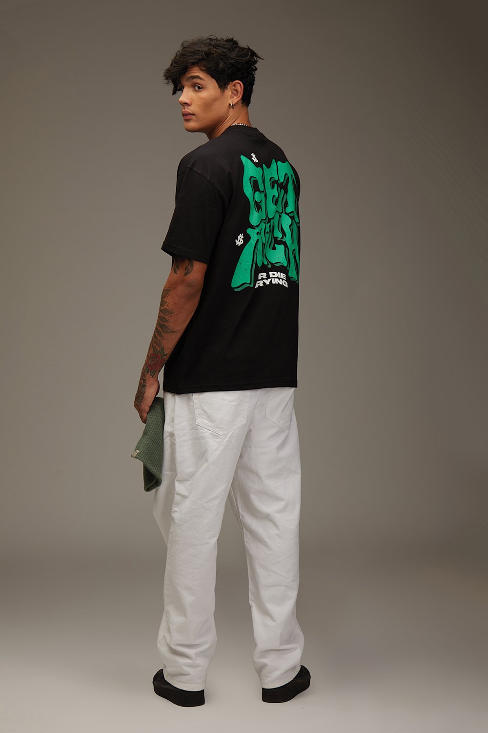 Get Rich Oversized T-shirt - BonkersCorner