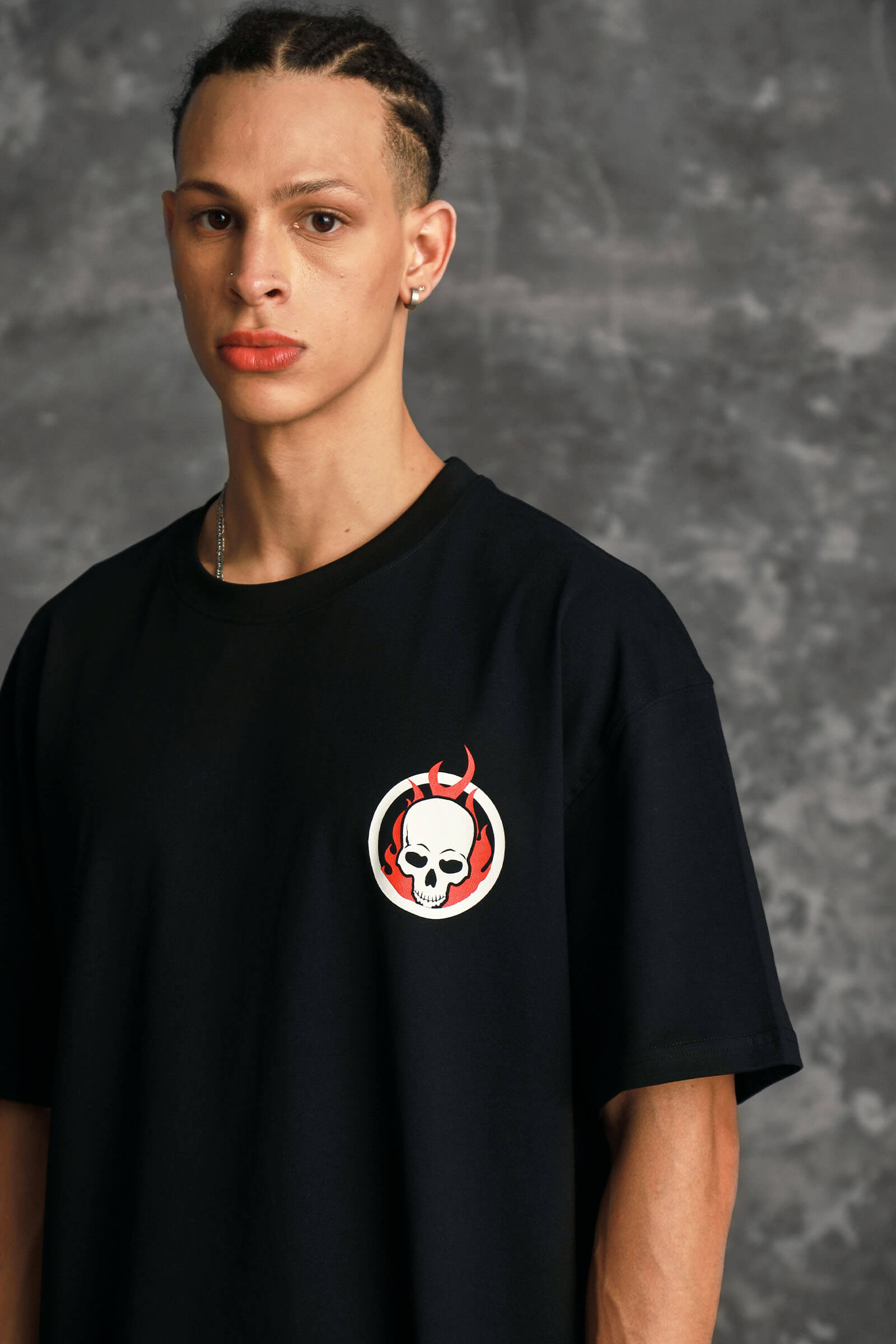 Ghost Rider Oversized T-shirt (Glow In Dark) - BonkersCorner