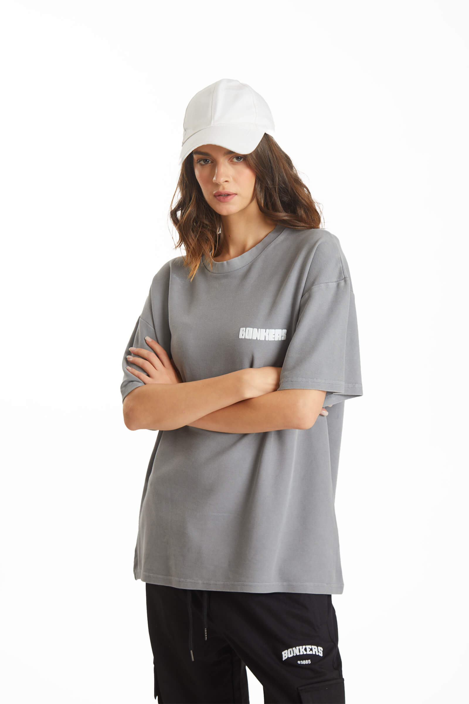 Grey Heavyweight Pique Oversized T-shirt - BonkersCorner