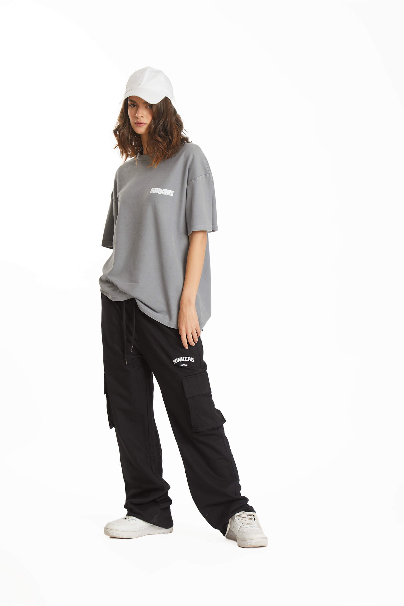 Grey Heavyweight Pique Oversized T-shirt - BonkersCorner