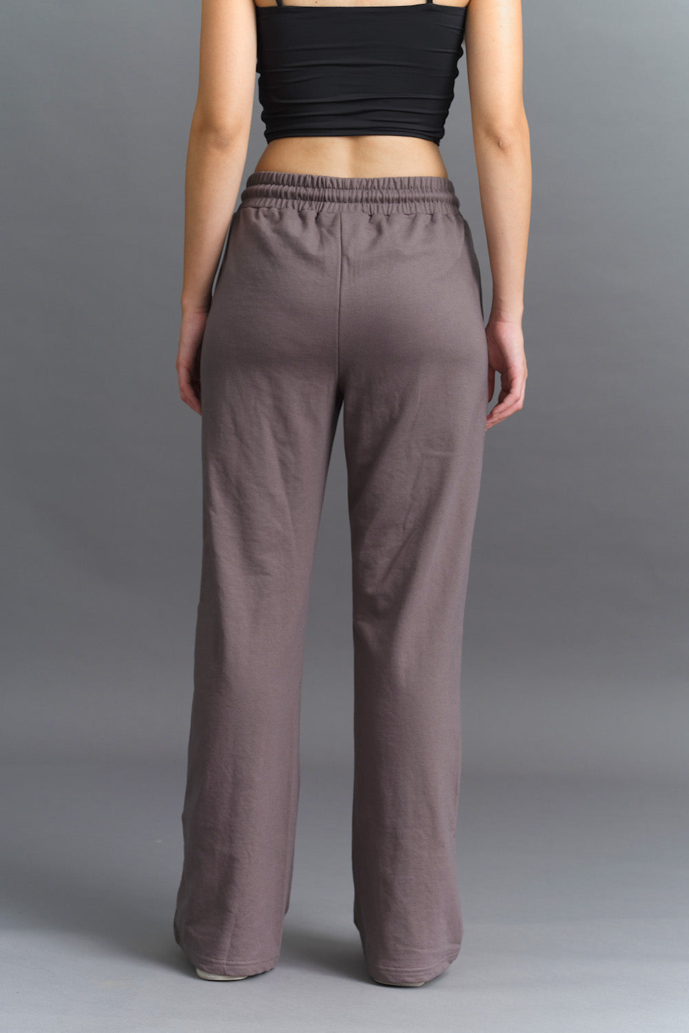 Grey Wide-Leg Sweatpants - BonkersCorner