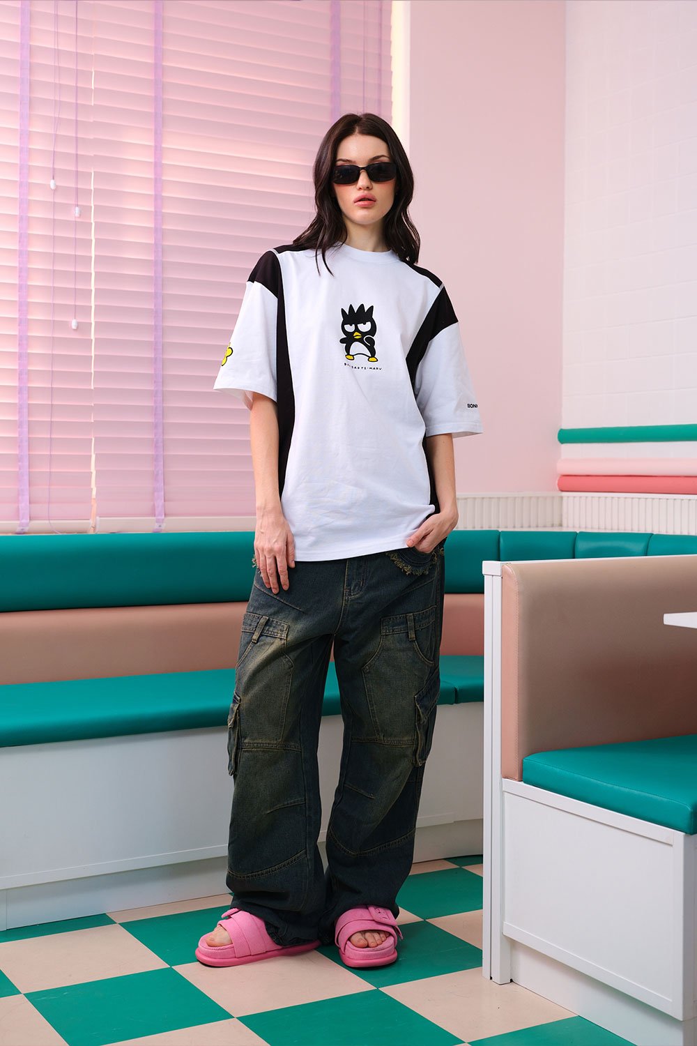 Happy Feet Oversized T-shirt - BonkersCorner