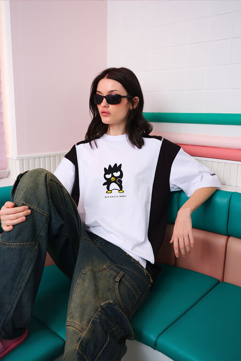 Happy Feet Oversized T-shirt - BonkersCorner