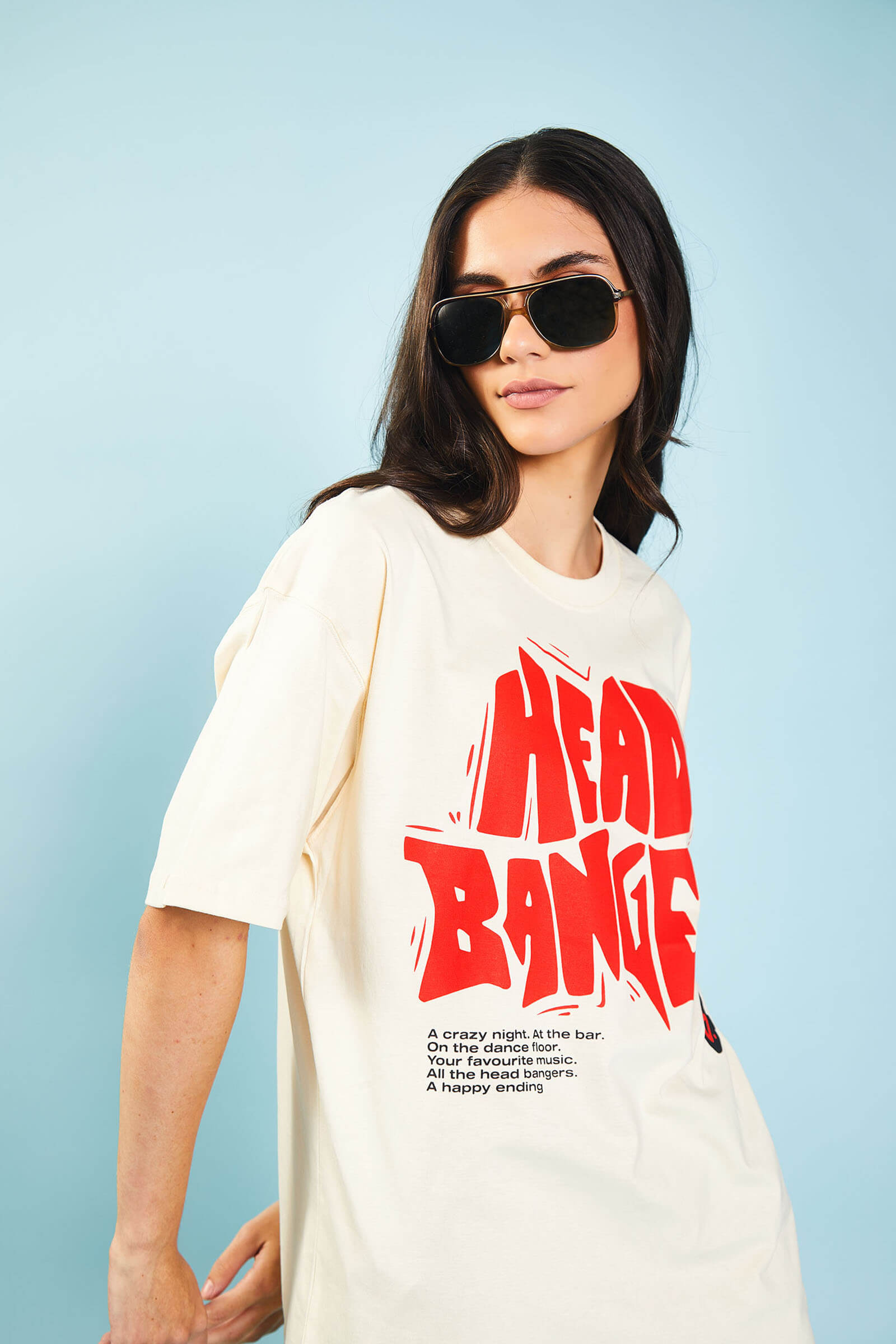 Head Banger Oversized T-Shirt - BonkersCorner