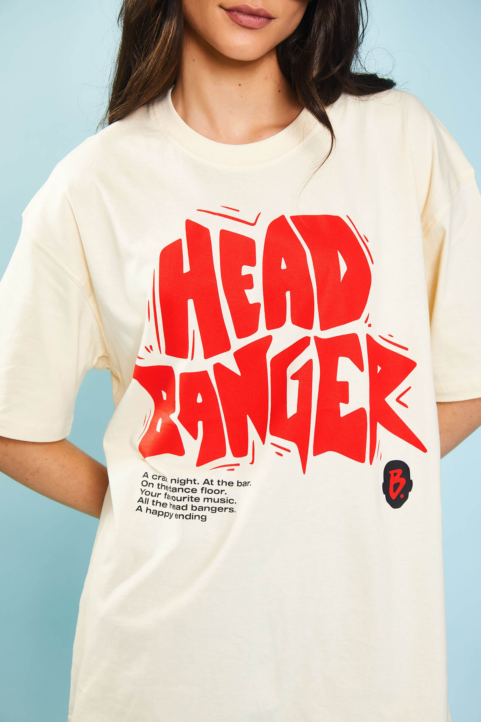 Head Banger Oversized T-Shirt - BonkersCorner