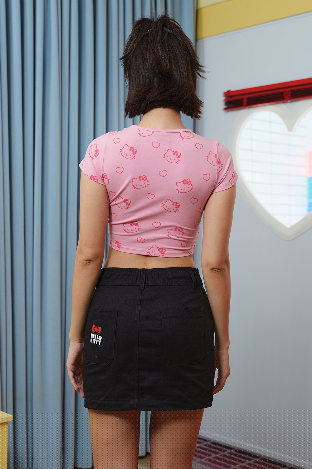 Hello Hearts Baby Tee - BonkersCorner