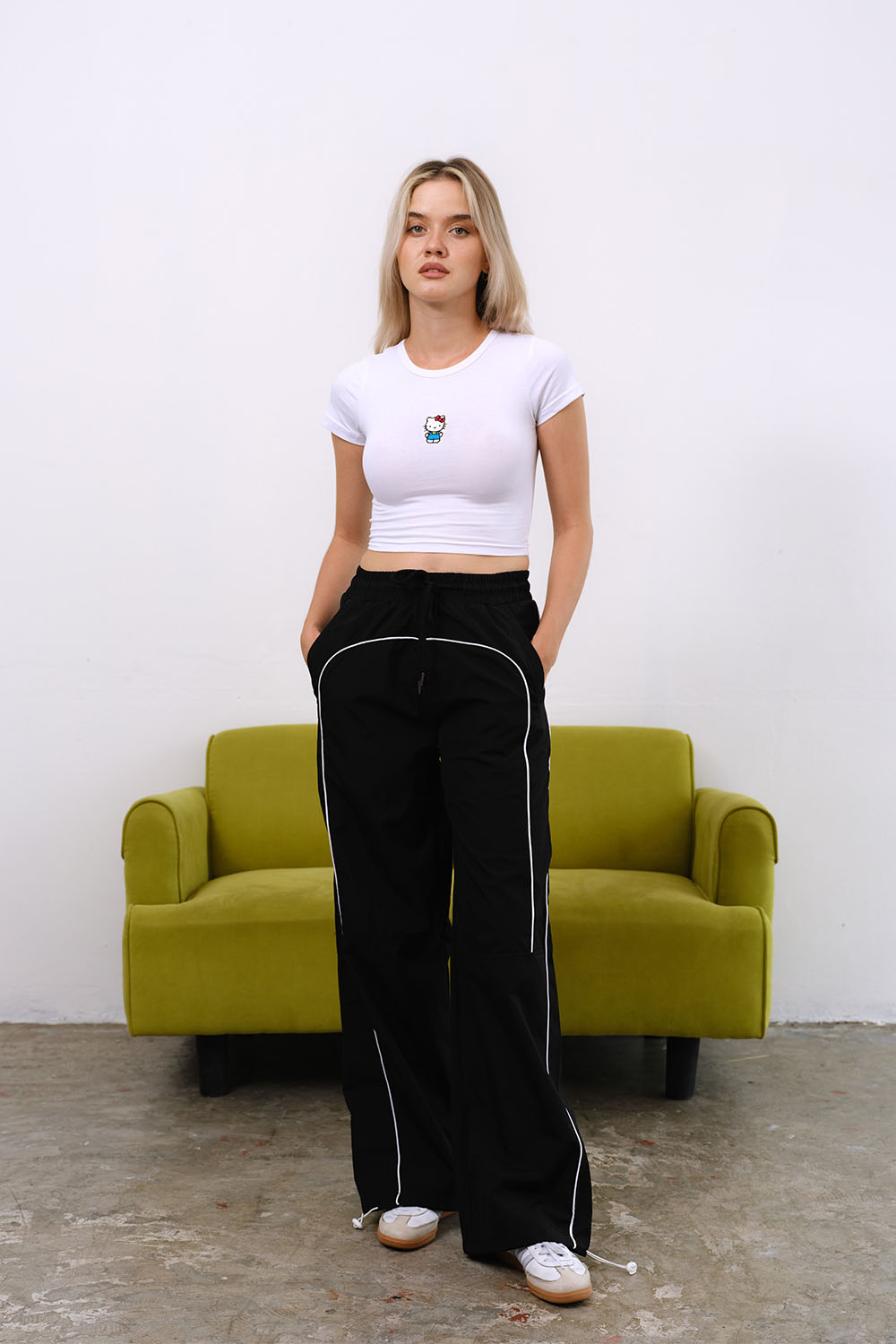 Hello kitty Long Length Baby Tee - BonkersCorner