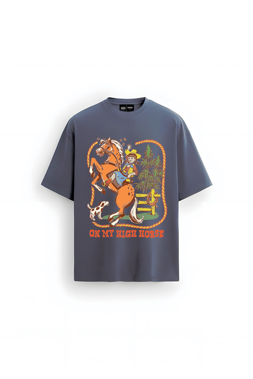 Green Rider Oversized T-Shirt - BonkersCorner