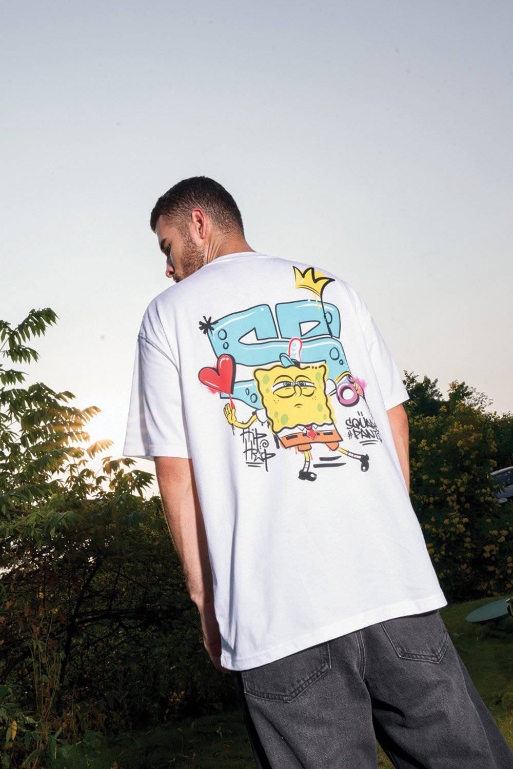 Hip Hop SpongeBob Oversized T-shirt - BonkersCorner