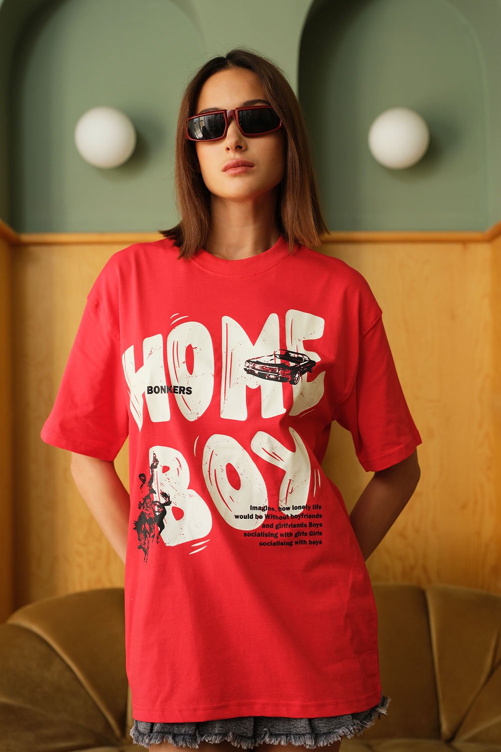 Home Boy Oversized T-shirt - BonkersCorner