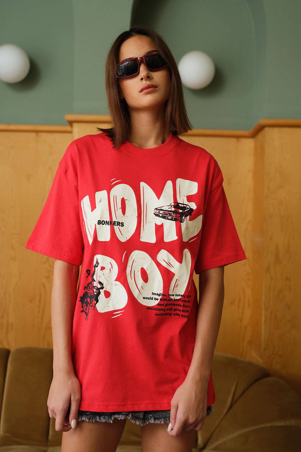 Home Boy Oversized T-shirt - BonkersCorner