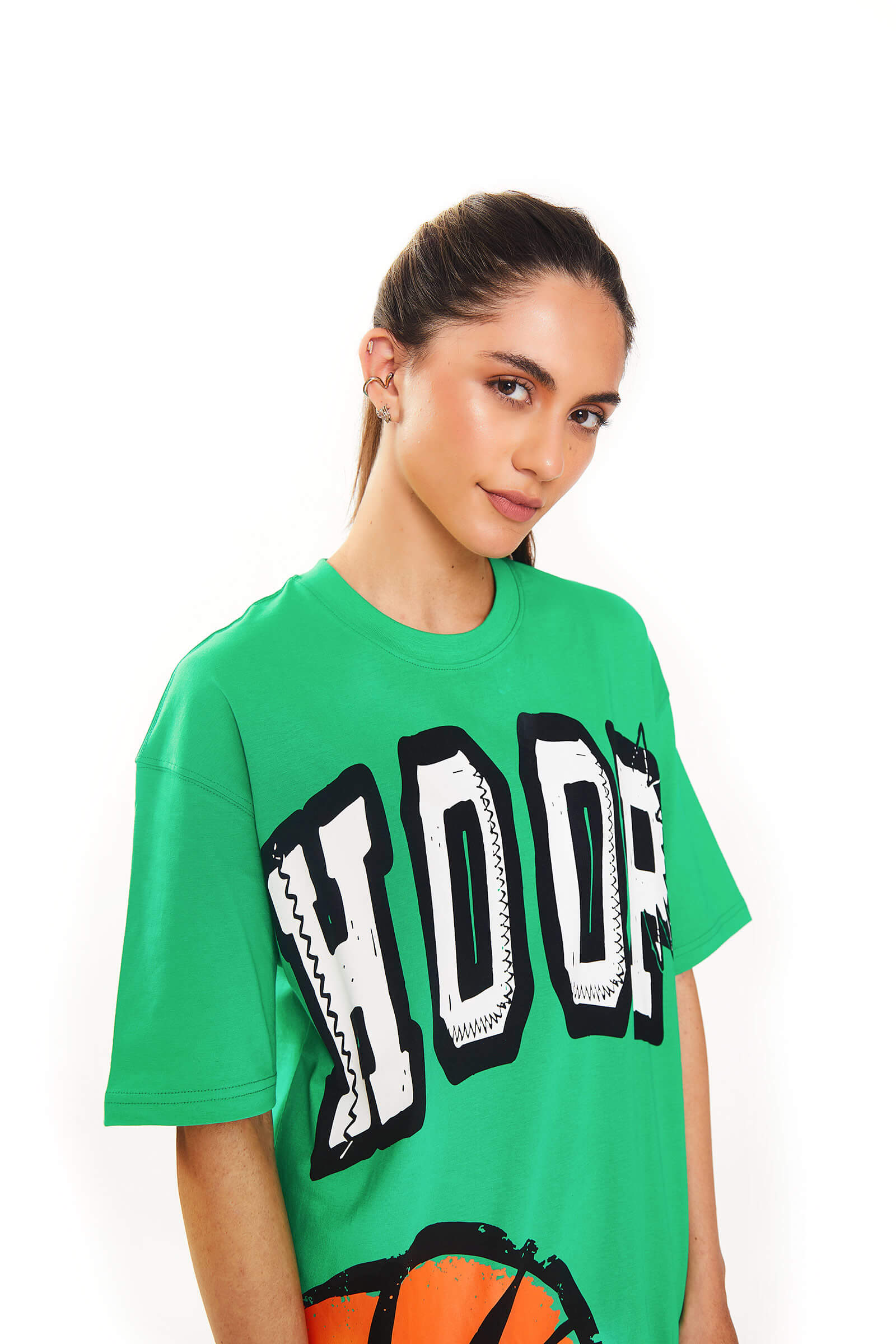 Hoop Oversized T-Shirt - BonkersCorner