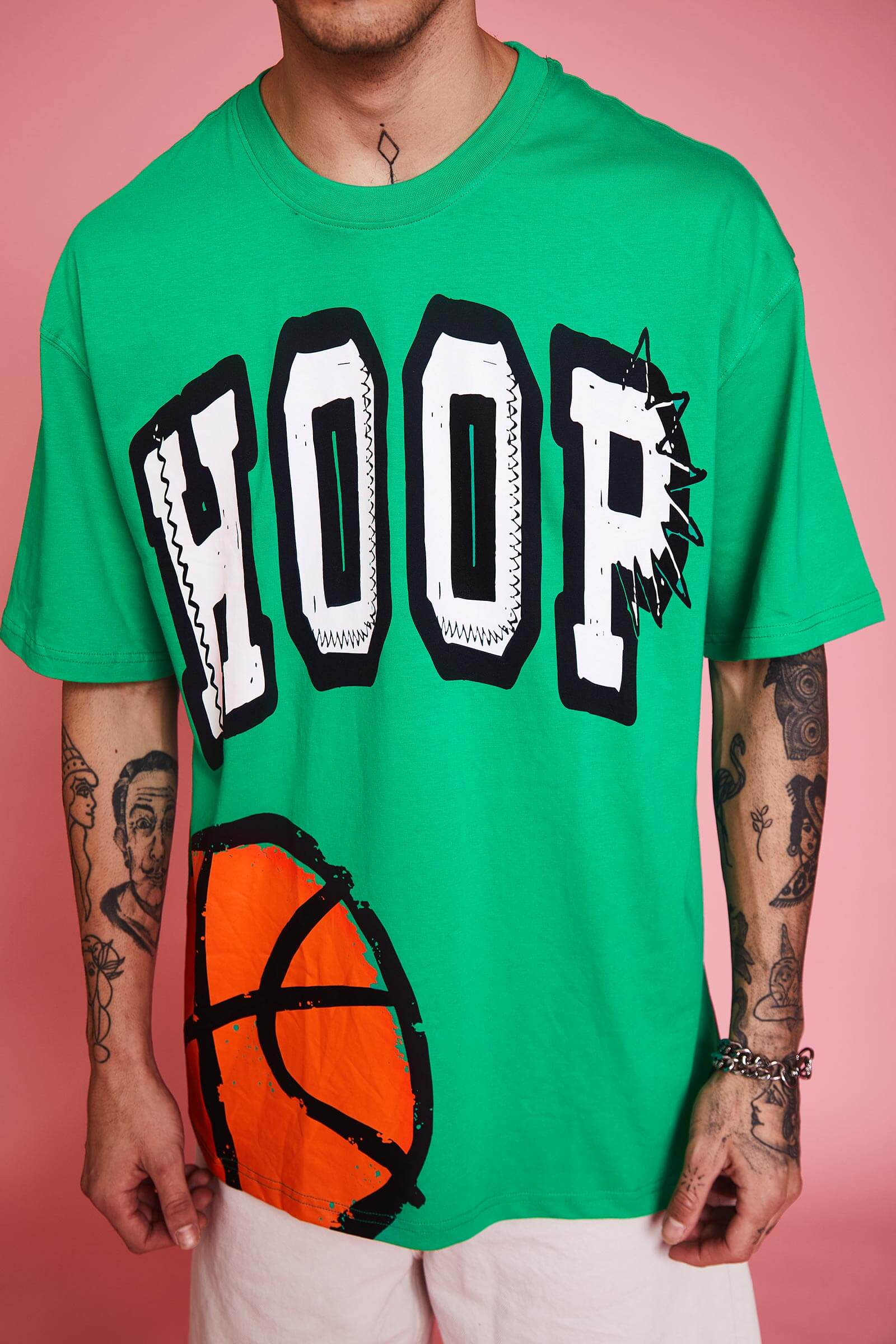 Hoop Oversized T-Shirt - BonkersCorner