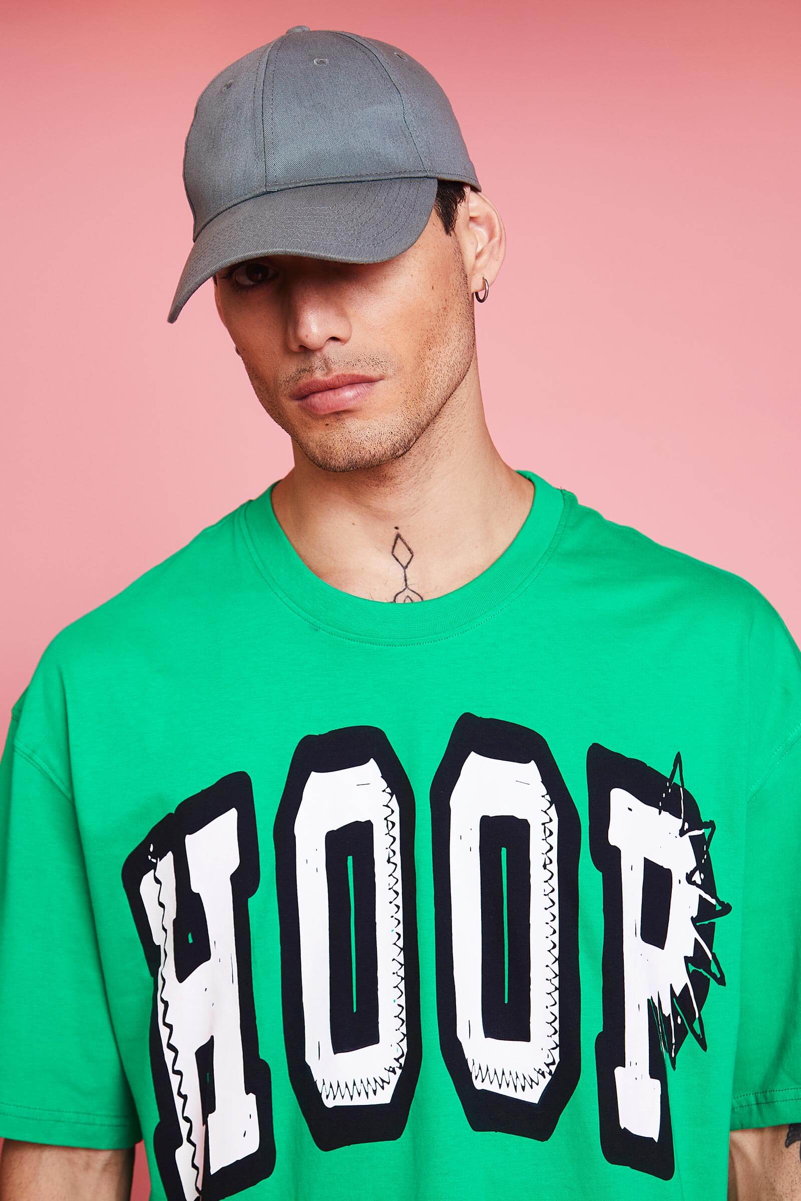 Hoop Oversized T-Shirt - BonkersCorner