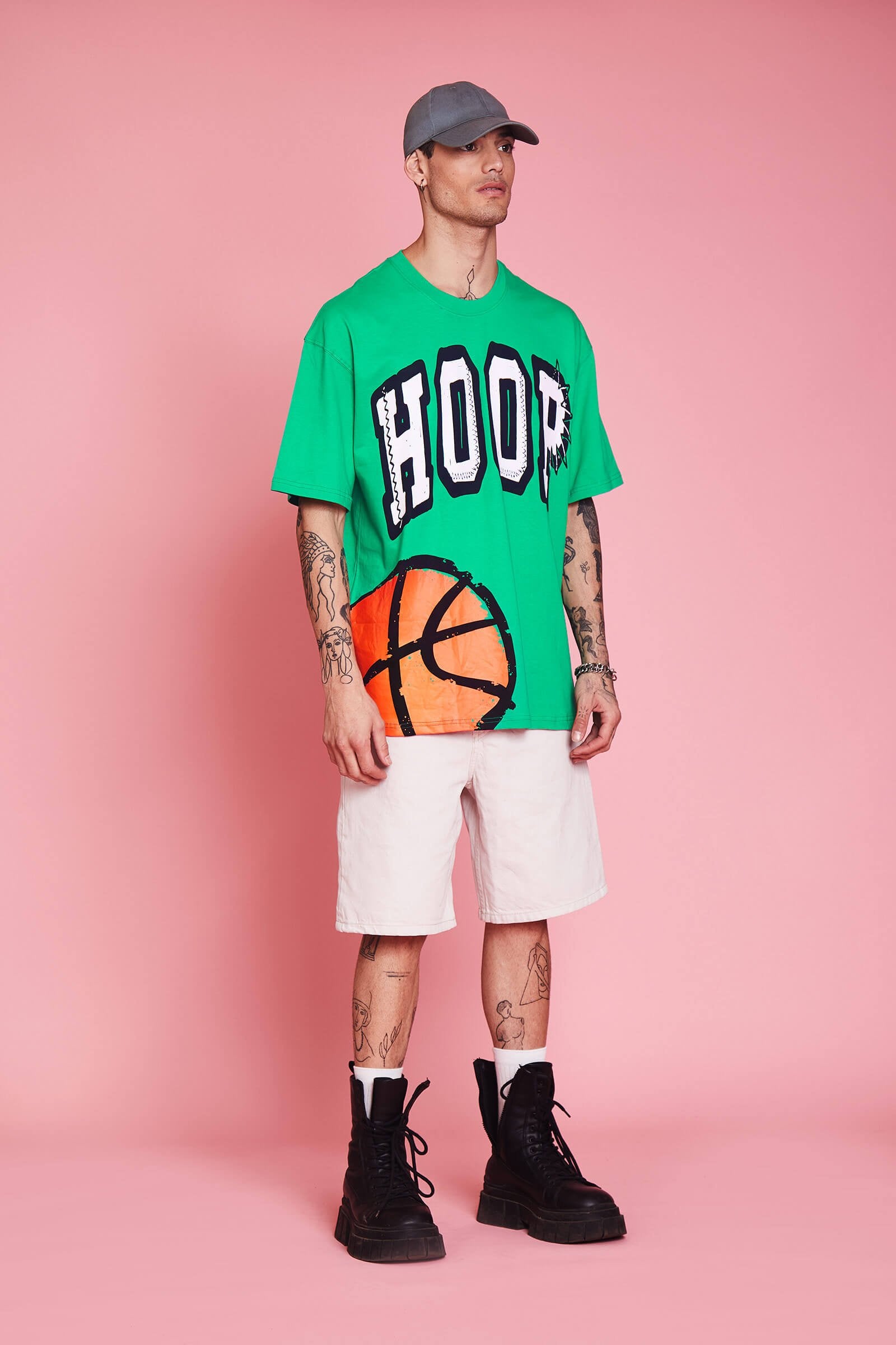 Hoop Oversized T-Shirt - BonkersCorner