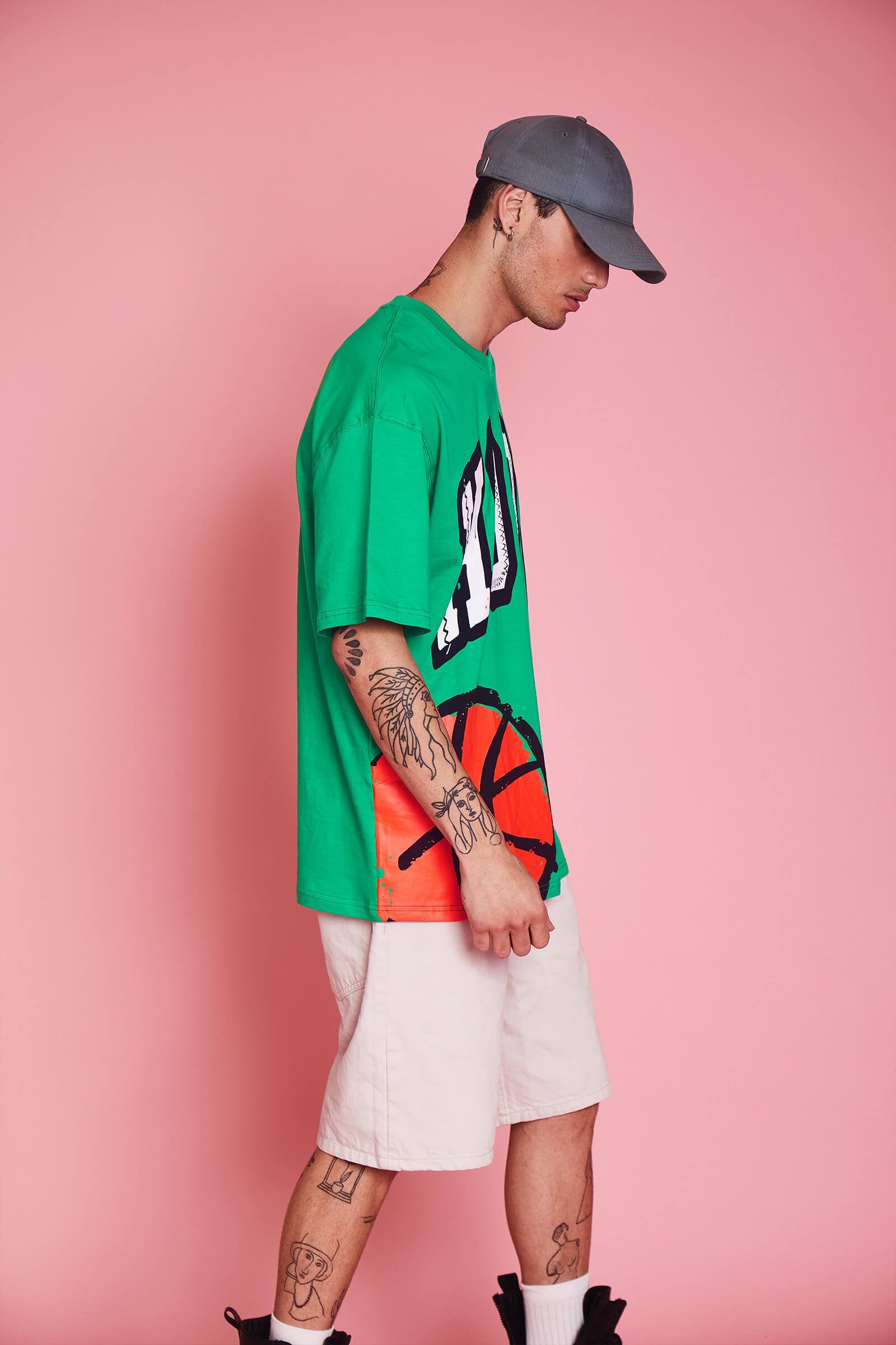 Hoop Oversized T-Shirt - BonkersCorner