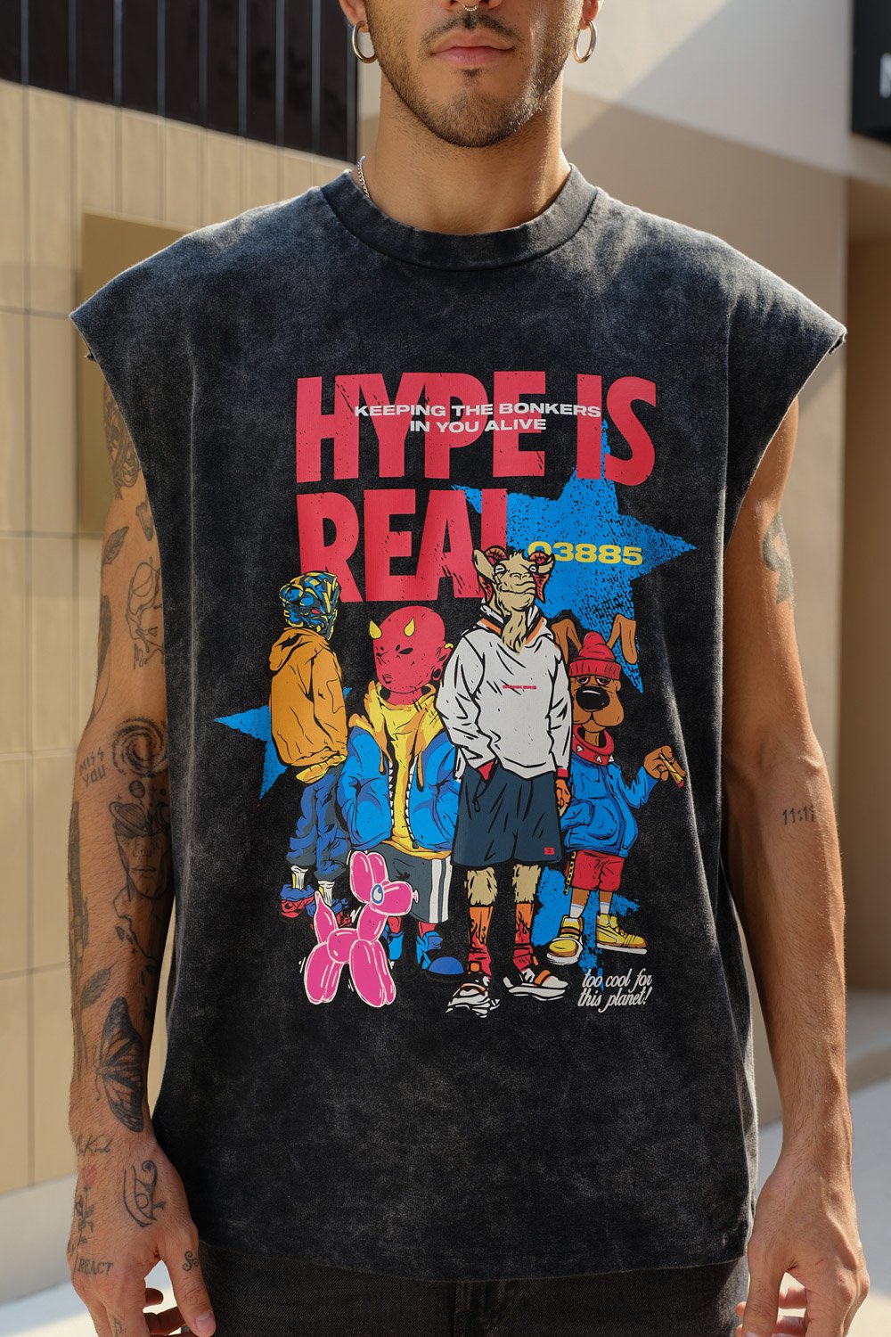 Hype Is Real Vest Tank - BonkersCorner