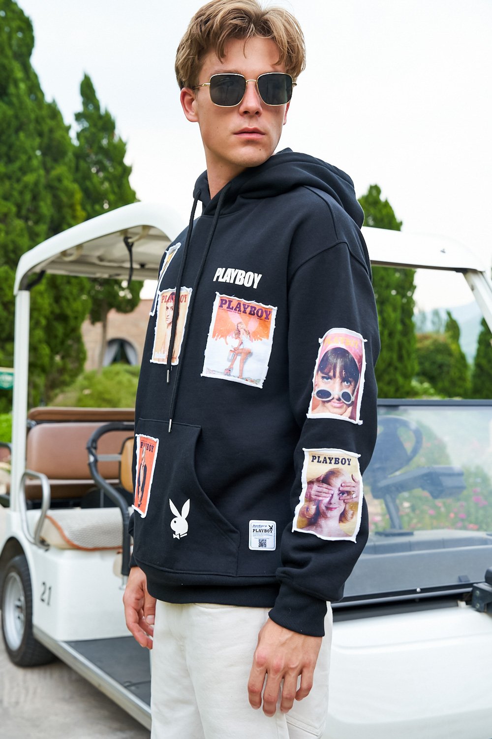 Icons Only Playboy Hoodie - BonkersCorner
