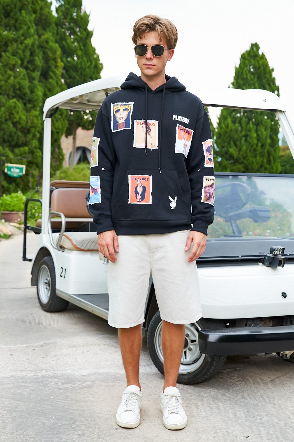 Icons Only Playboy Hoodie - BonkersCorner