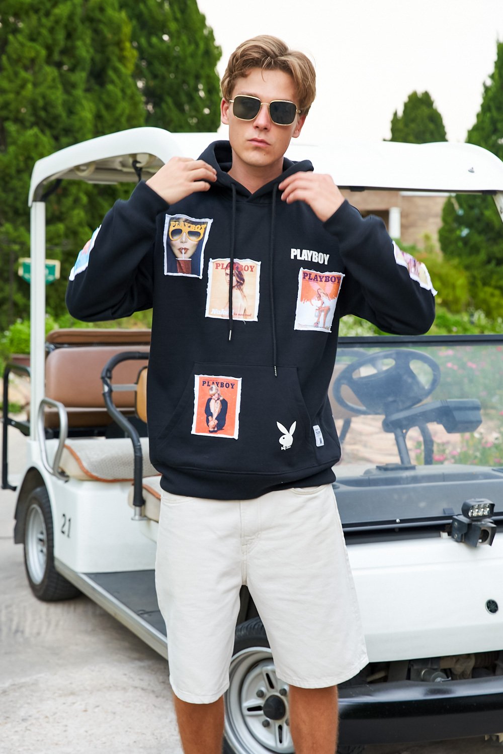 Icons Only Playboy Hoodie - BonkersCorner