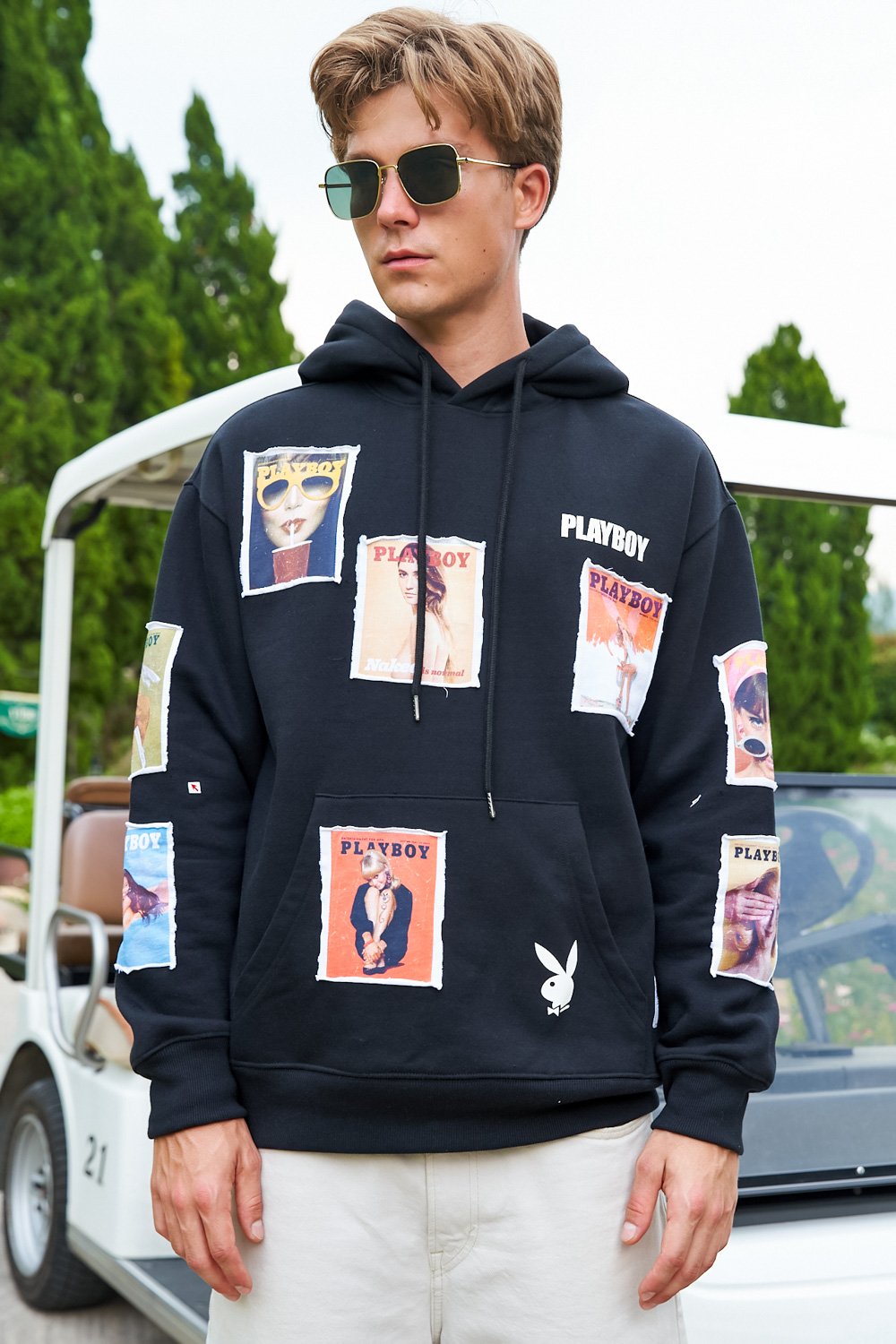Icons Only Playboy Hoodie - BonkersCorner