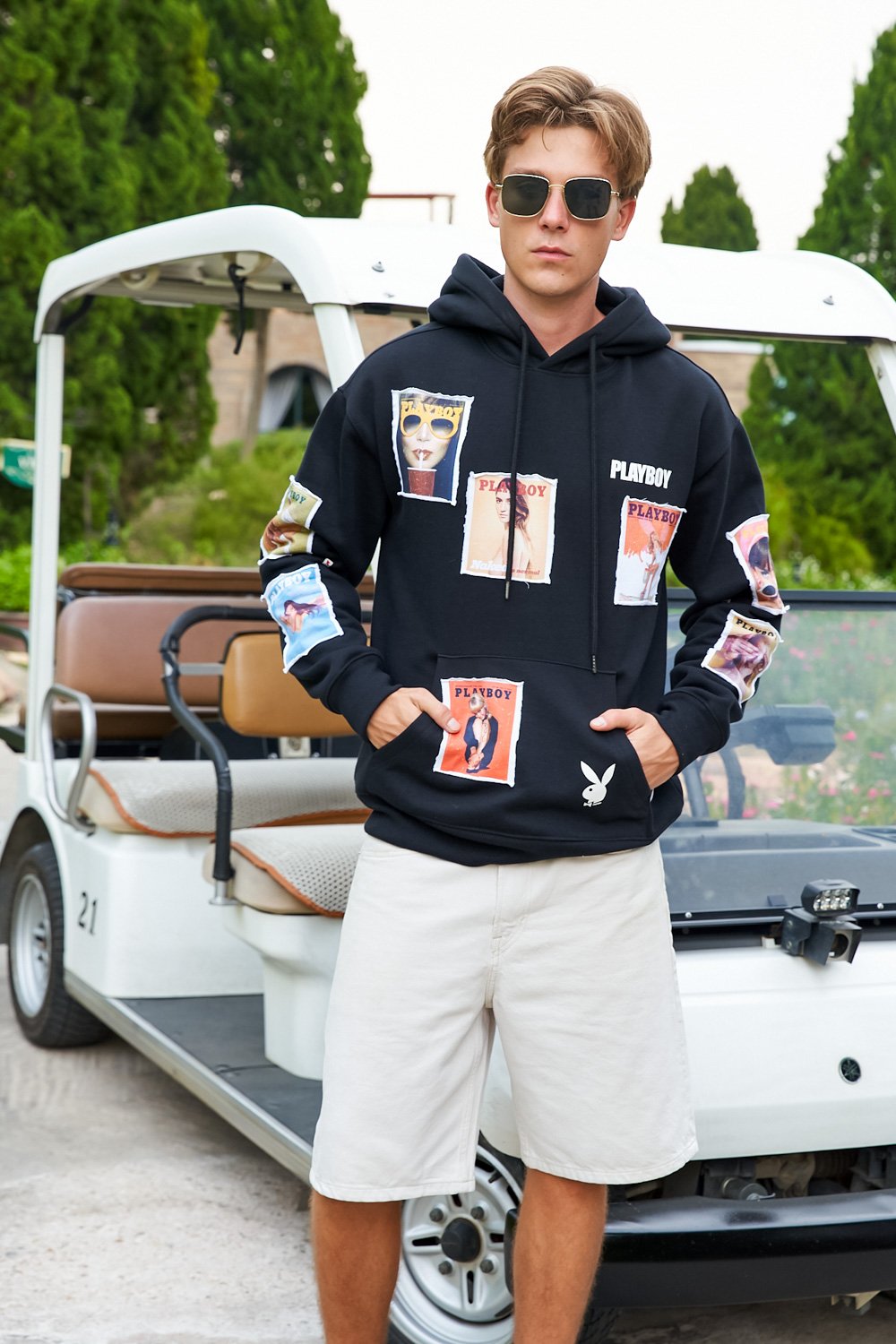 Icons Only Playboy Hoodie - BonkersCorner