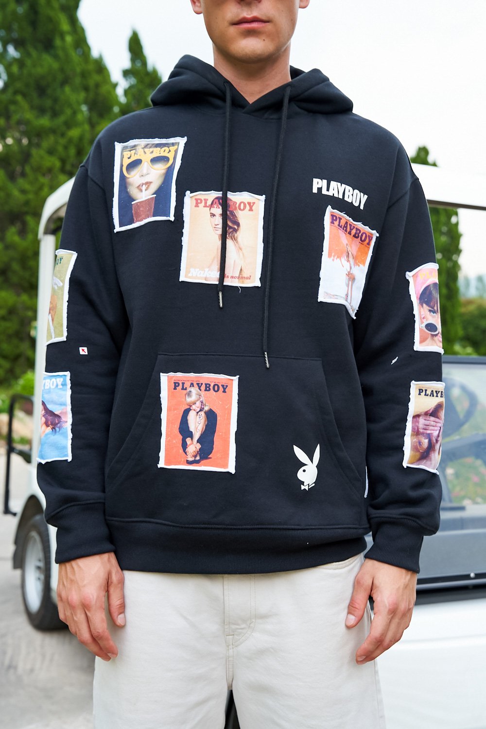Icons Only Playboy Hoodie - BonkersCorner