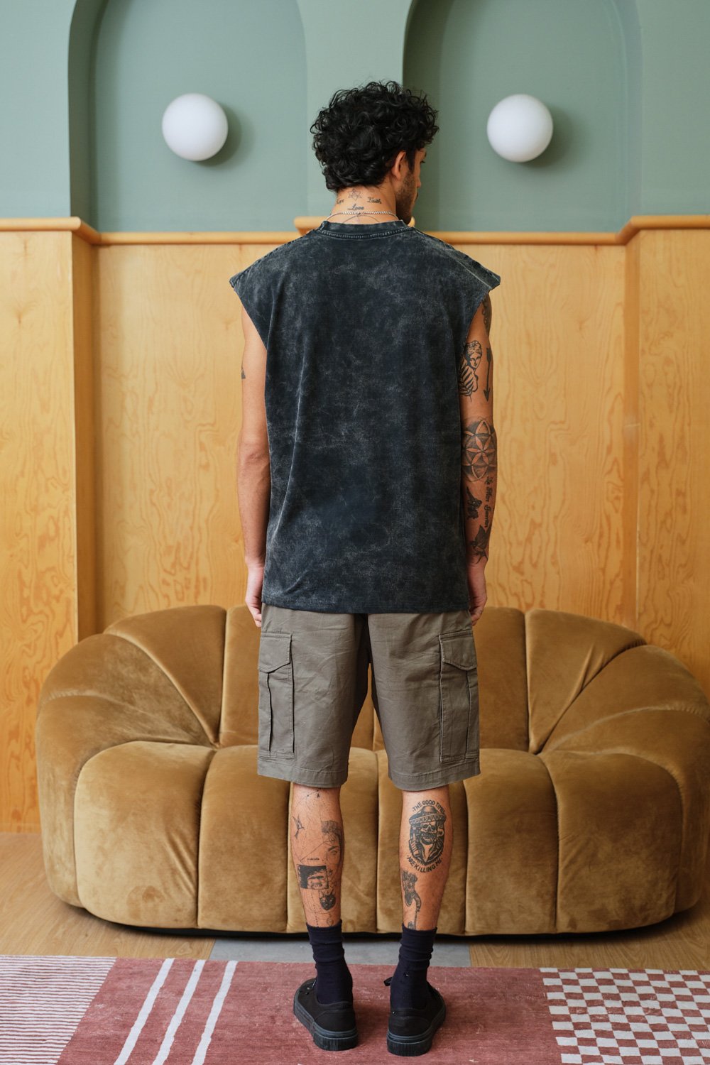 Jet Black Vest Tank - BonkersCorner