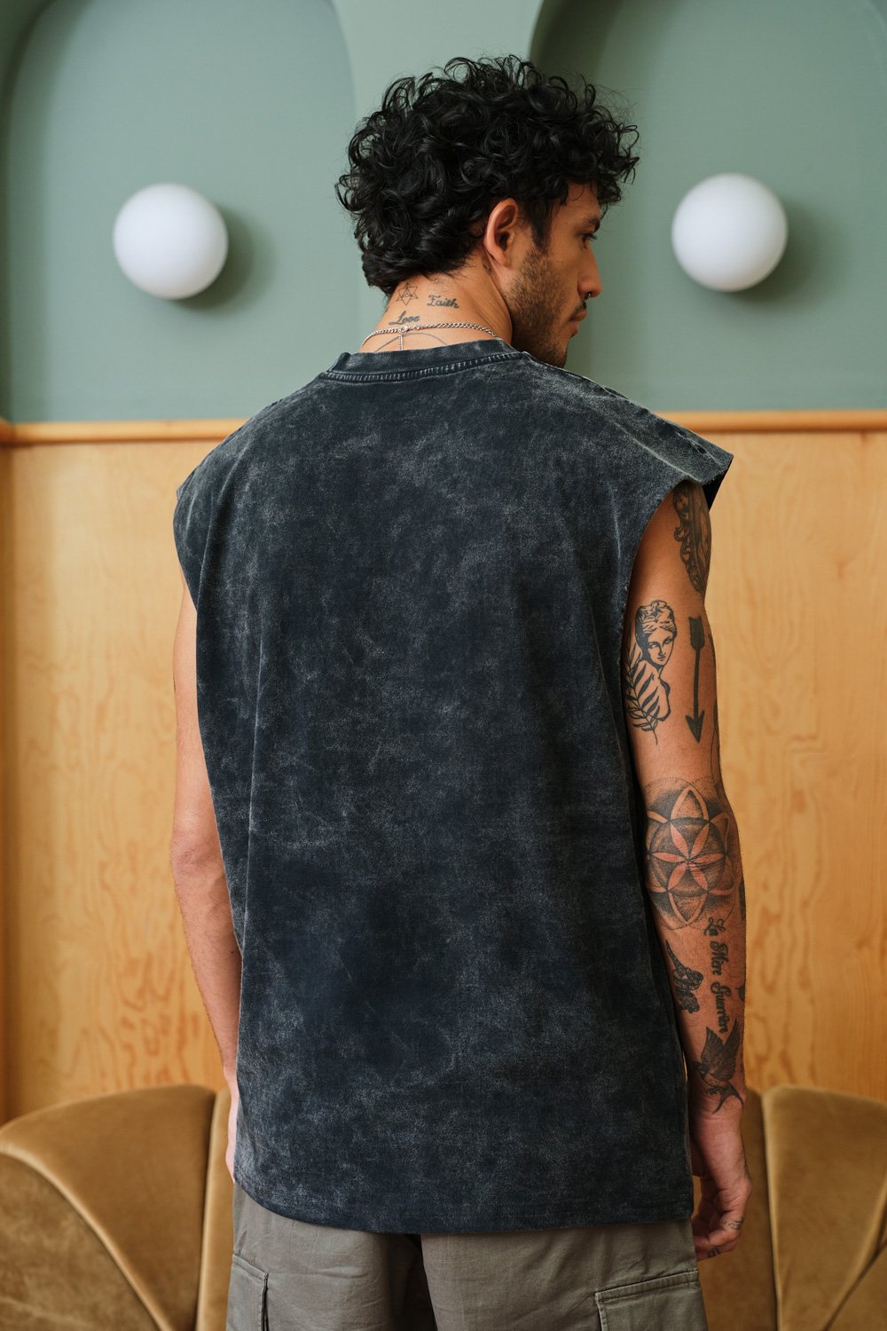 Jet Black Vest Tank - BonkersCorner