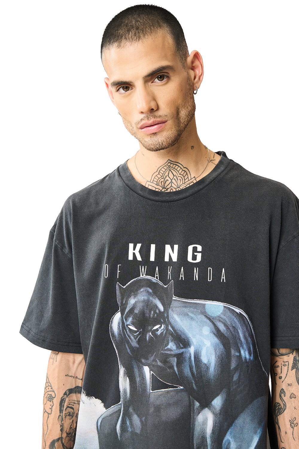 King Of Wakanda Oversized T-shirt - BonkersCorner
