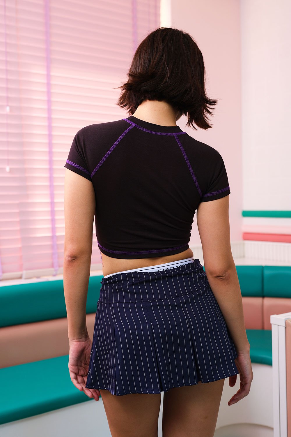 Kuromi Villen Baby Tee - BonkersCorner