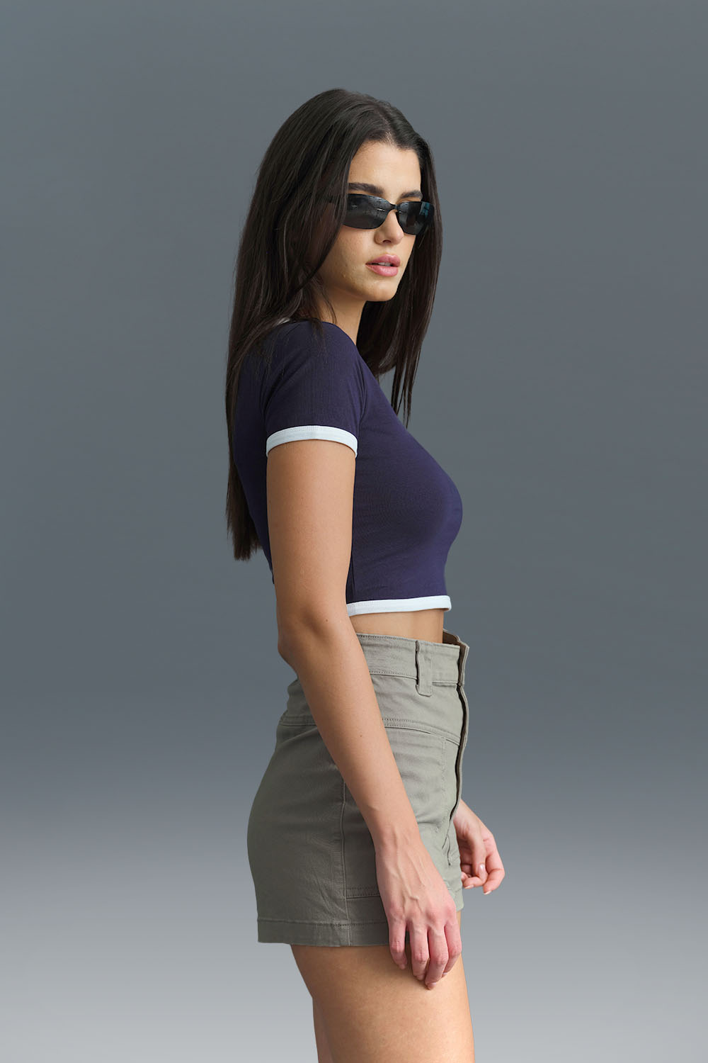 Labyrinth On My Mind Ringer Crop Top - BonkersCorner