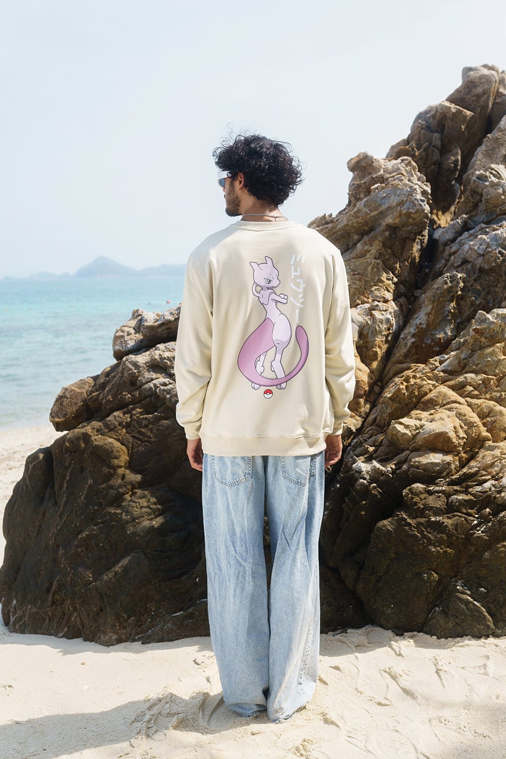 Legendary Mewtwo Oversized Sweatshirt - BonkersCorner