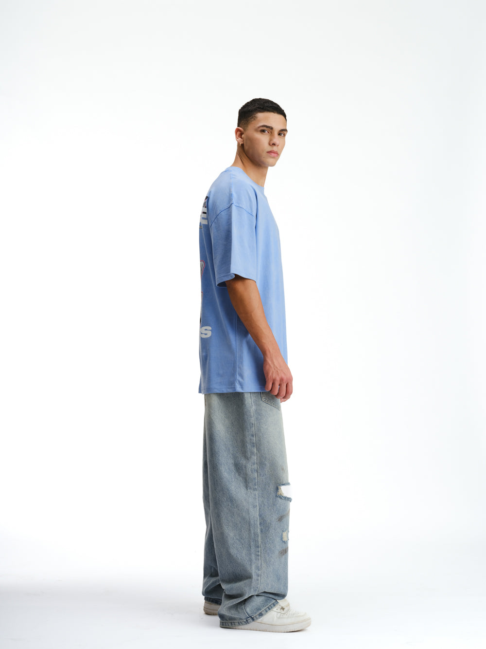 Love And Peace Premium Oversized T-shirt - BonkersCorner