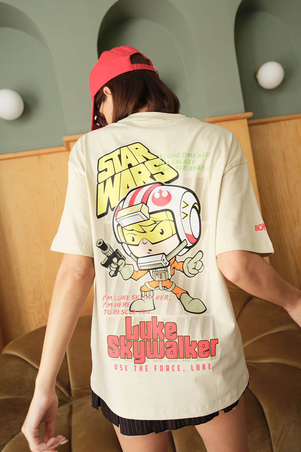 Luke Skywalker Oversized T-shirt - BonkersCorner