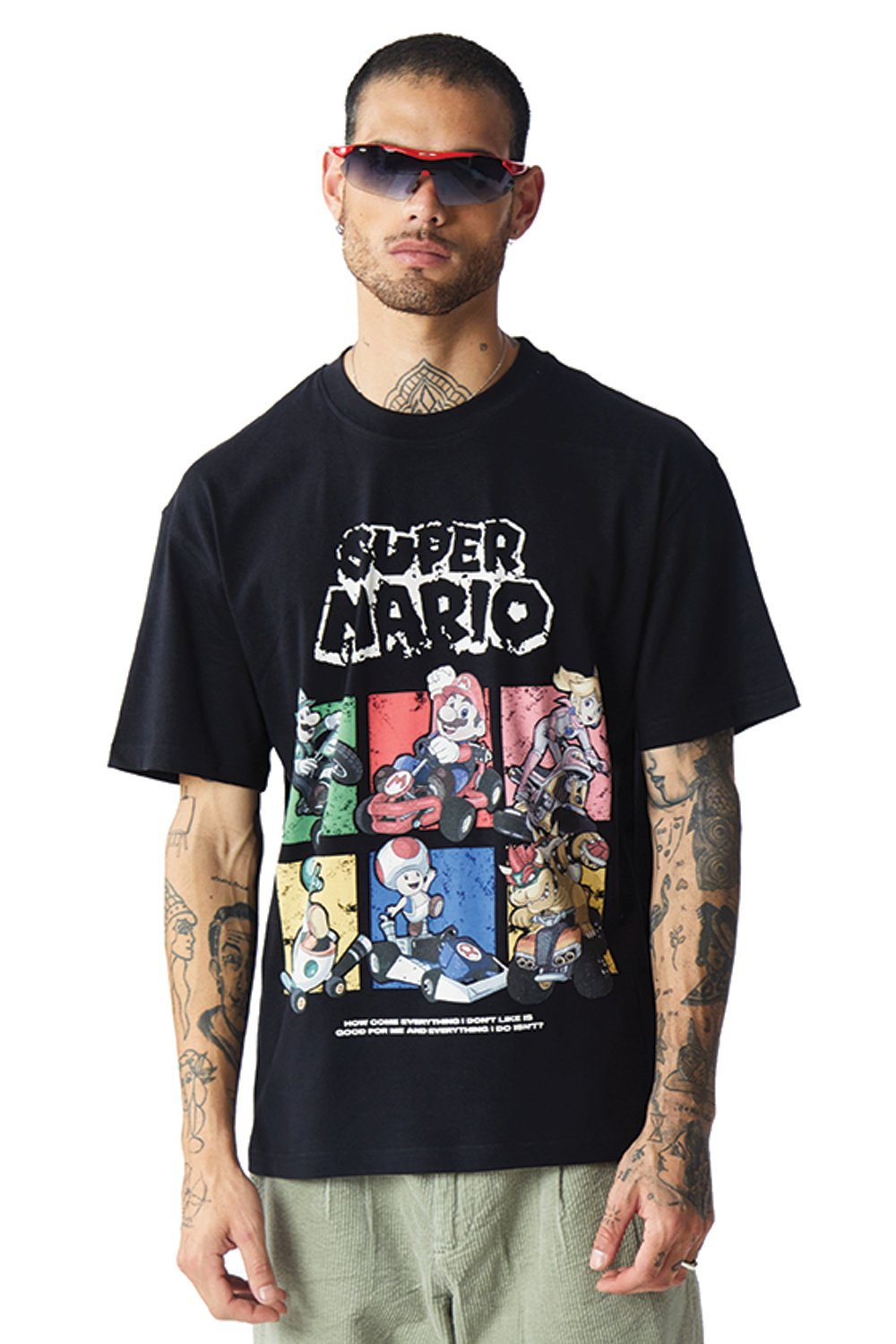 Mario Gang Oversized T-shirt - BonkersCorner