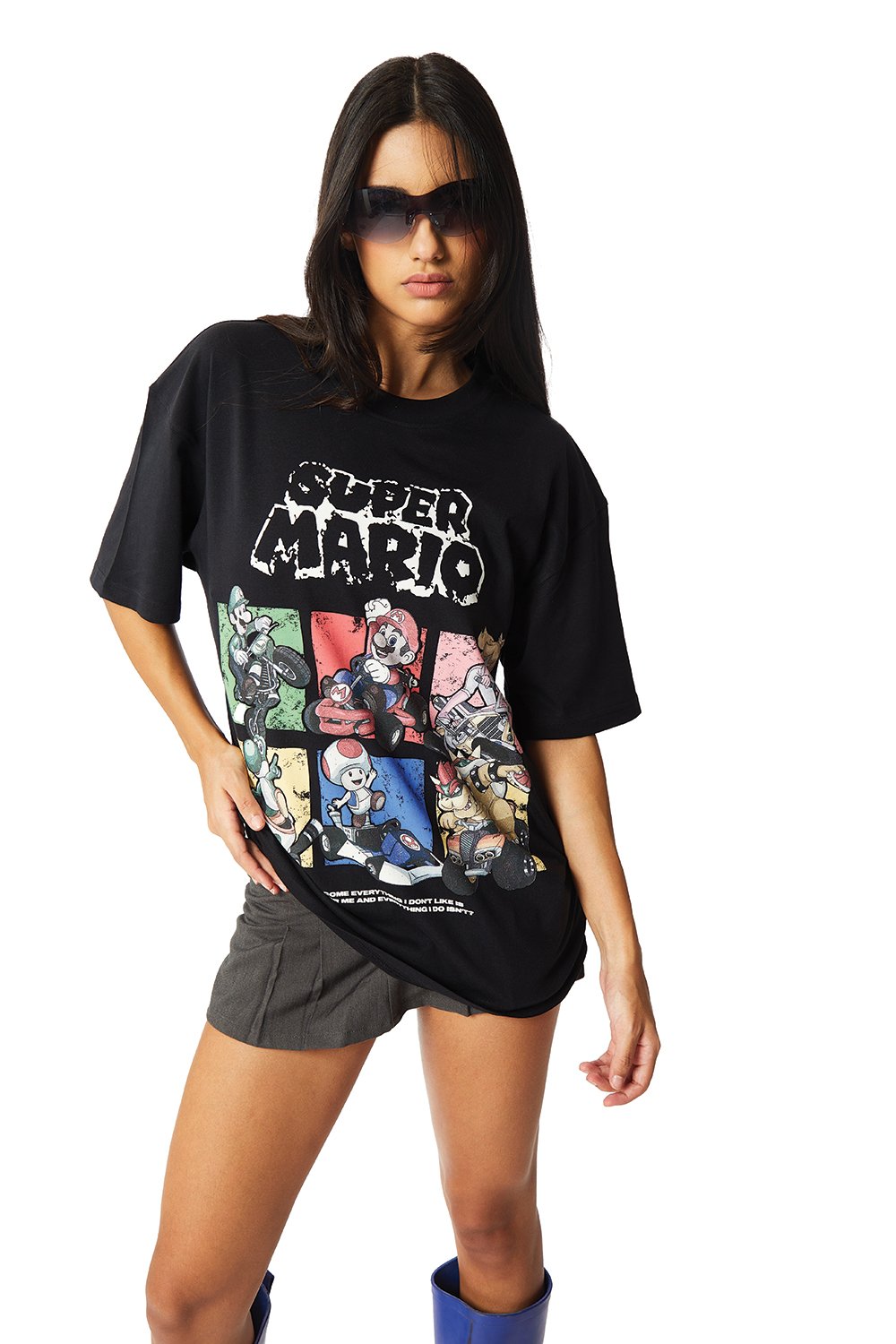 Mario Gang Oversized T-shirt - BonkersCorner
