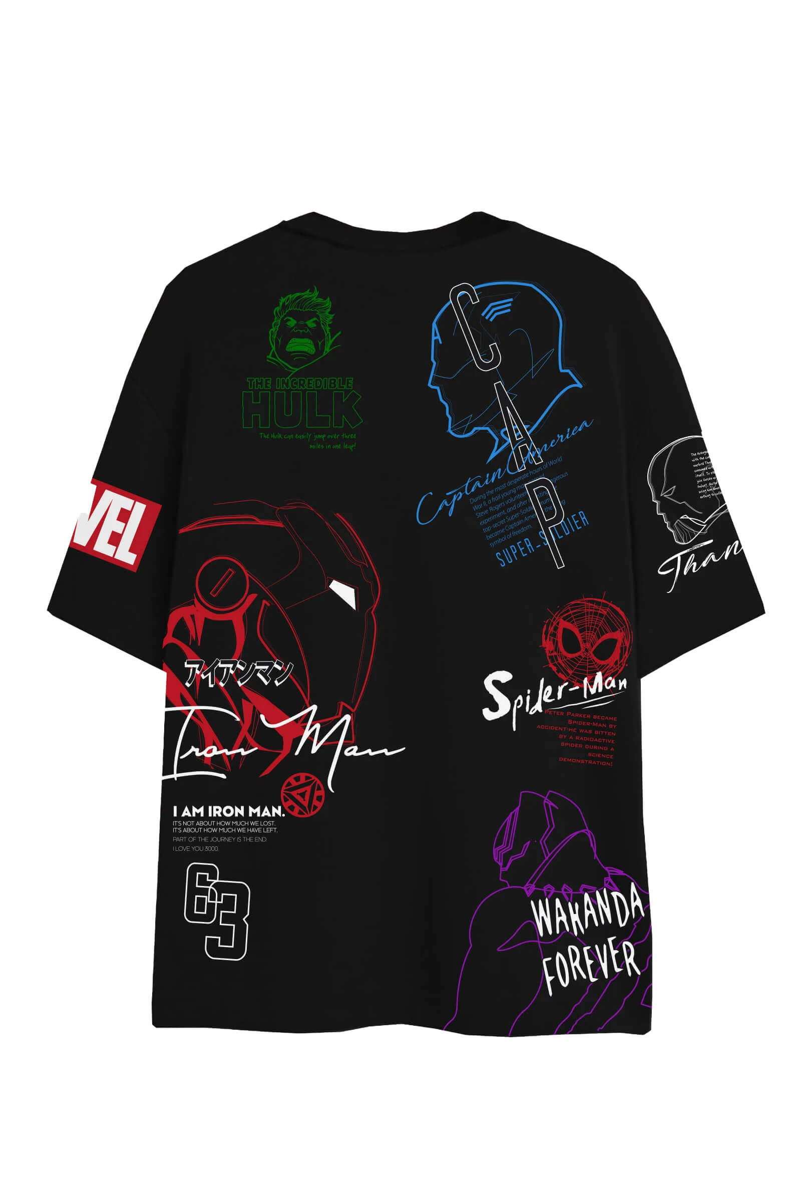 Marvel Assemble Oversized T-shirt - BonkersCorner