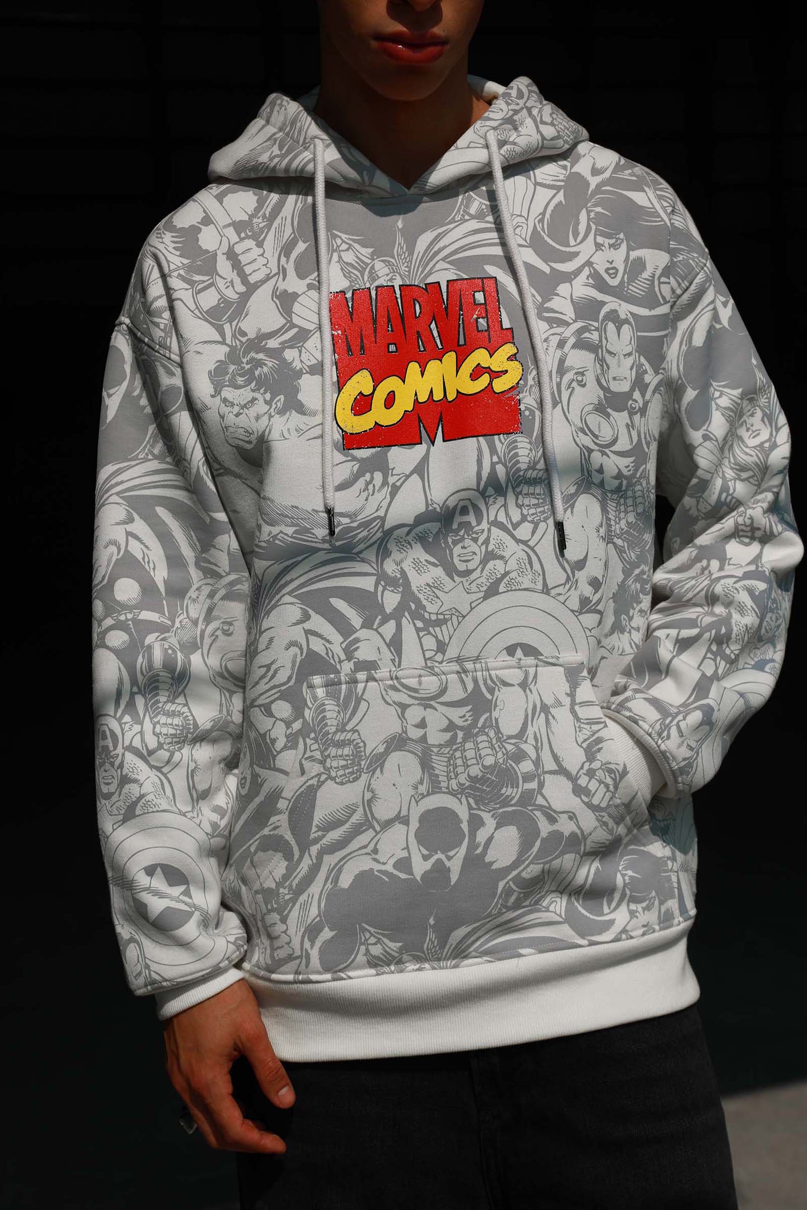 Marvel Solar Active Oversized Heavyweight Hoodie(Fleece) - BonkersCorner