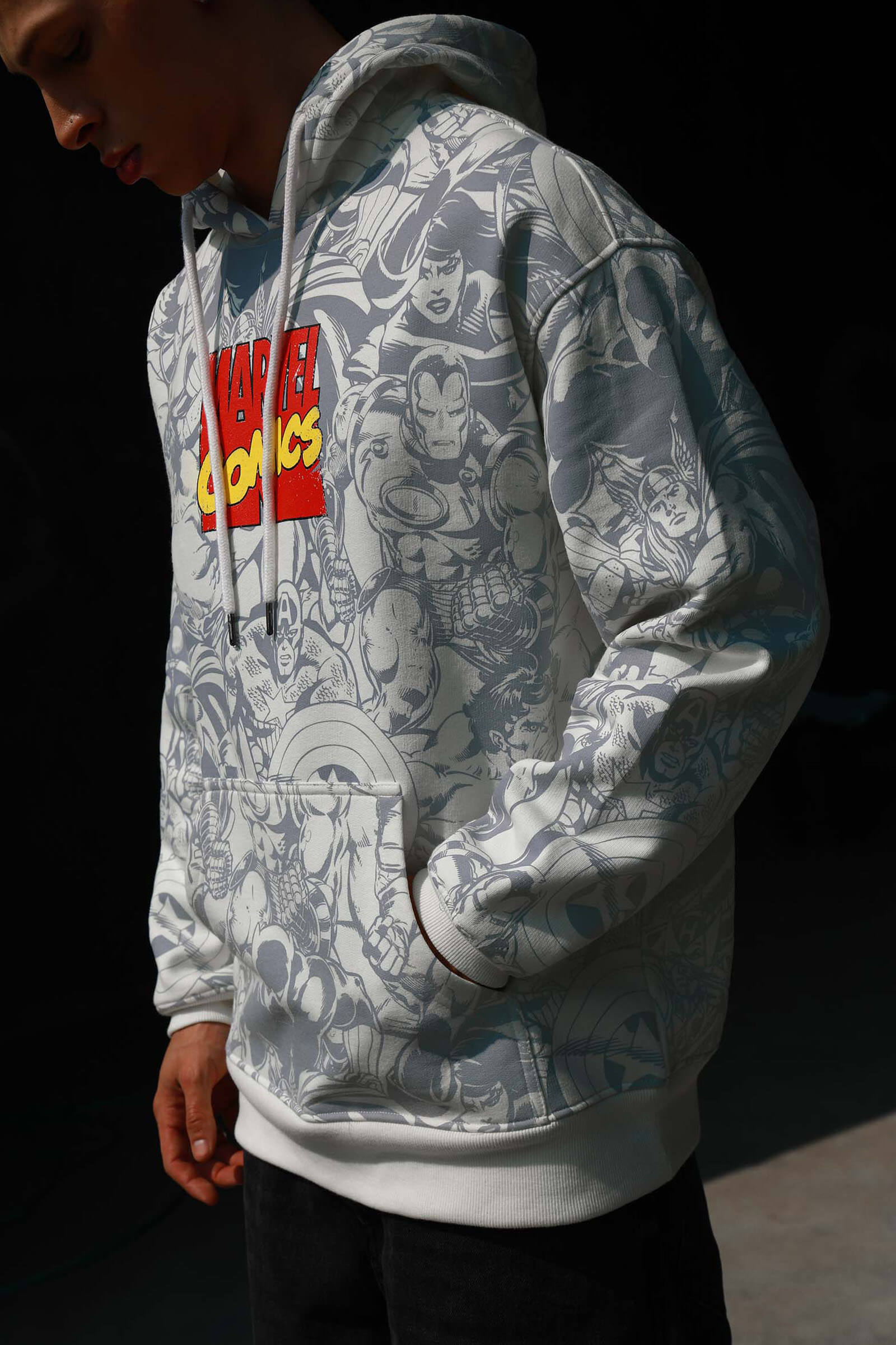 Marvel Solar Active Oversized Heavyweight Hoodie(Fleece) - BonkersCorner